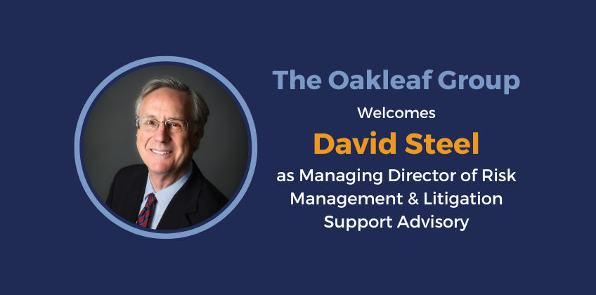 David Steel Joins Oakleaf